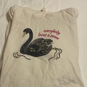 Everybody Loves Swans Comfy Hoodie